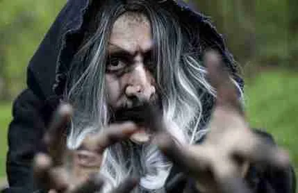 Beatrice haunted house character at SC Fear Farm